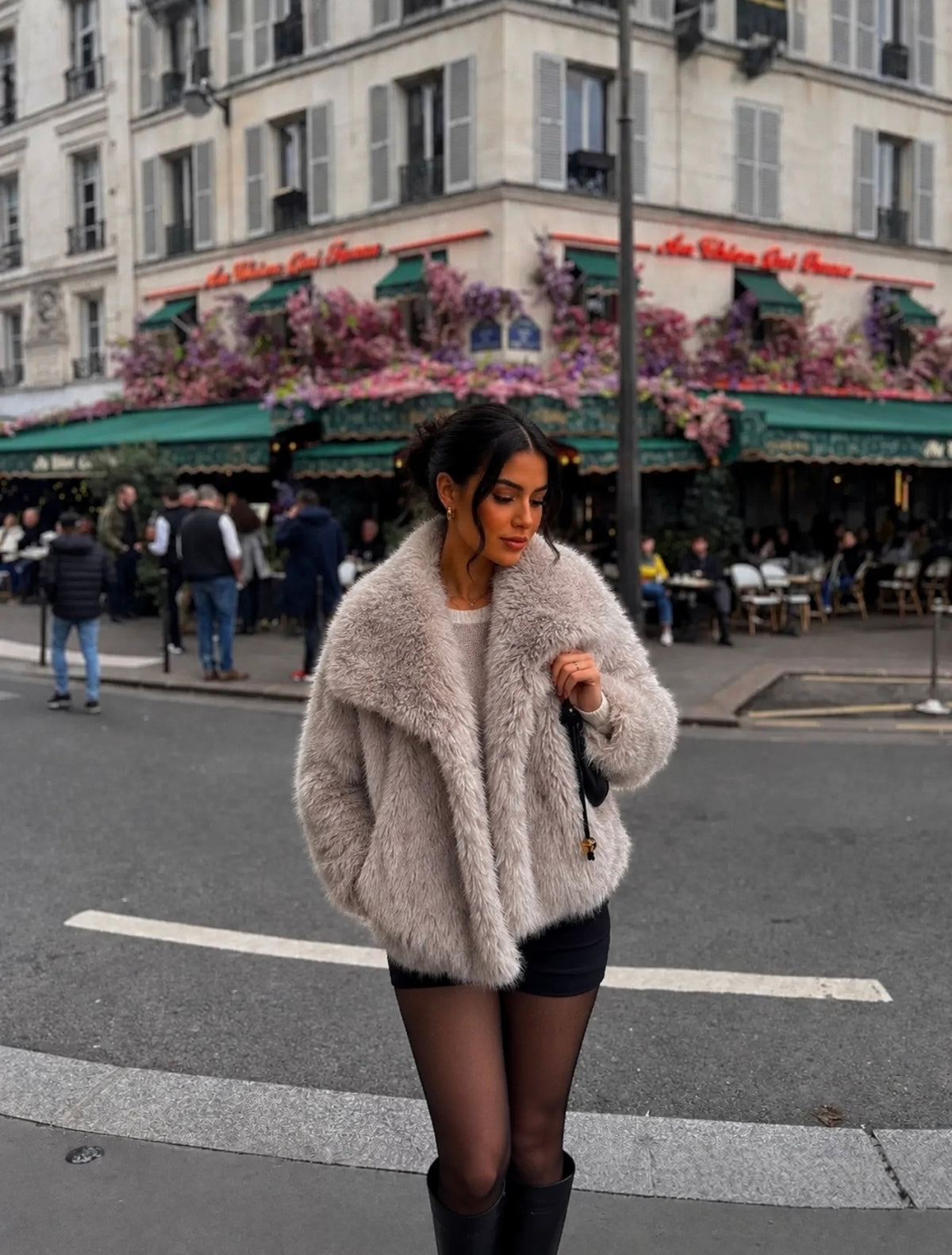 Luxury Faux Fur Jacket