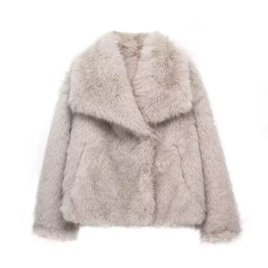 Luxury Faux Fur Jacket